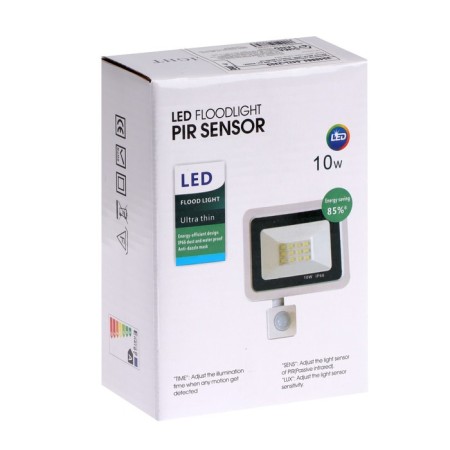 Flight LED, 10 W, 900 LM, 6500K, traffic sensor, IP66,-12