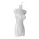 Women's mannequin, bust with hook, 38 × 13 × 67 cm, white color