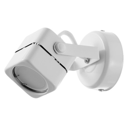 Spot "Cube" GU10 white 8x8x14.5cm