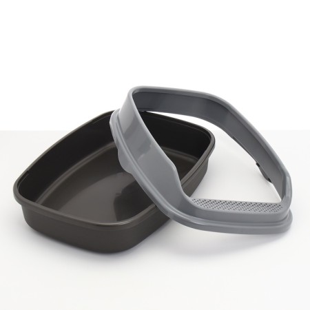 Aisha XL toilet 64 x 44 x 21 cm gray FIX-6