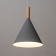 TRUKAL LOMK "Classic" E27 40W gray 19.5x19.5x28-128cm