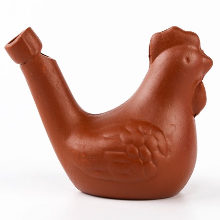 Ceramic “Kurochka” whistle, for painting 3.5 × 6.5 × 6 cm-2