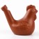 Ceramic “Kurochka” whistle, for painting 3.5 × 6.5 × 6 cm