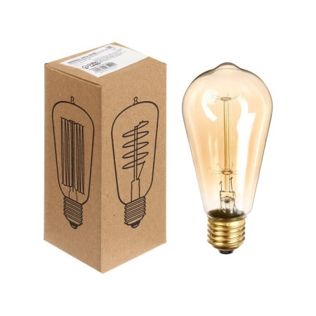 Building lamp Vintage "Retro", ST58, 60 W, E27, 230 V, 140x58 mm, warm white-1