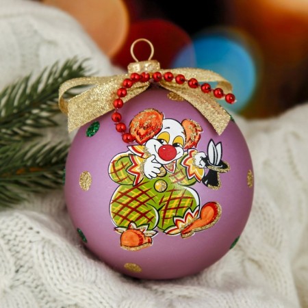 Clown ball d-7.5 cm, mix-8
