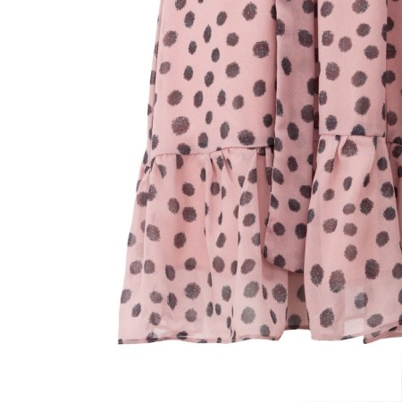 Dress summer female mist, size 42, pink color-11