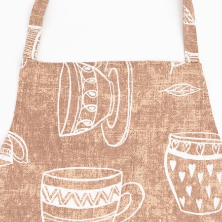Apron "Dolyana" Cup of TeA 60x65cm, 100% cotton, 164 g/m2-3