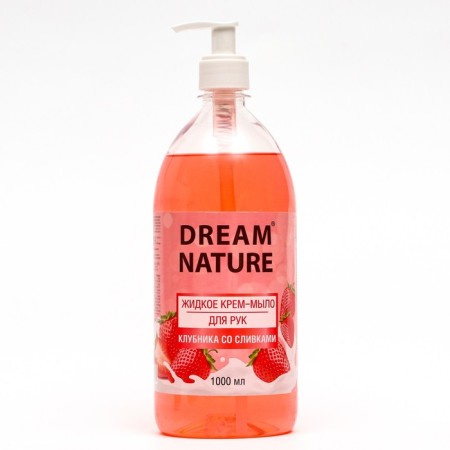 Dream Nature liquid soap "cream with cream", 1 liter