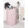 Toy basket "Pink Heart, size 40x60 cm