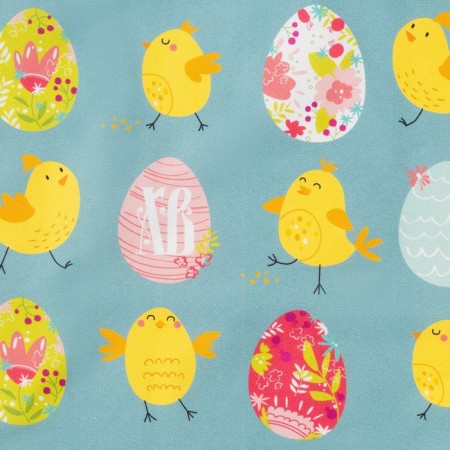 Towel "Easter chickens" 40x73 cm, 100% HL, sarzha 190 g/m2-3