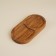 Oak tray with two Sima-Land Home compartments, 21 × 11 × 2 cm