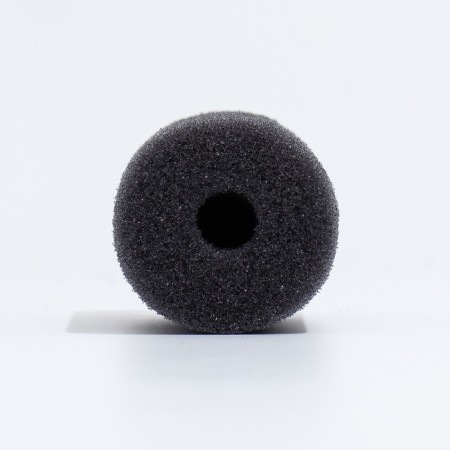 Round sponge No. 1, finely porous, 5 x 5 x 10 cm, gray-2