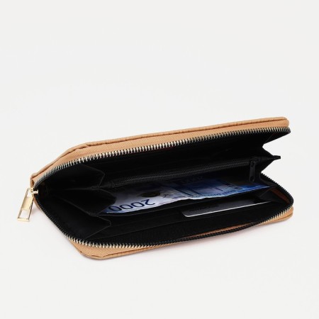 Lightning wallet, beige color-2