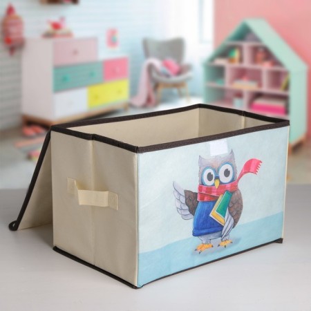 Stellyer box for storage with the Smart Owl lid, 39 × 25 × 25 cm-1