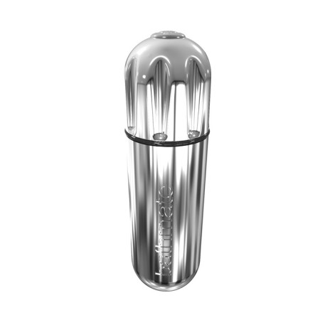 Bathmate Vibe Bullet Chrome Vibropul, rechargeable, silver color, 7.8 cm