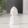 Souvenir Polystone "Buddha - Meditation" White 2x3x5.5 cm