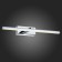 ST LUCE Painting SL446.061.01. 1x8 W, LED, 3000K, 400 LM, 46x6 cm, chromium color