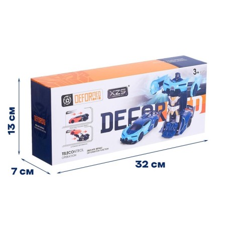 Robot Radio -controlled "Sports", transforms, works from batteries, color mix-21
