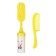 A set of combs with a rattle "Baby", 2 pcs., Yellow color, Mix drawing