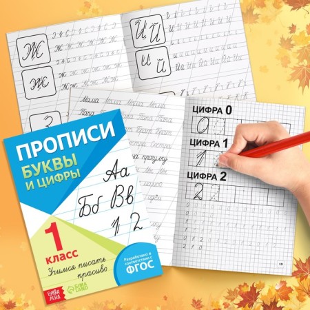 Set of first grader, 7 books, stationery-4