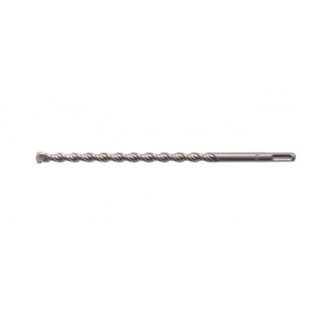Denzel 705025 concrete drill, double spiral, Cobalt W-Tip, SDS Plus, 12 x 260 mm