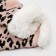 Women's socks with fur inside, pink color, rr 23-25 ​​(shoe rr 36-40)