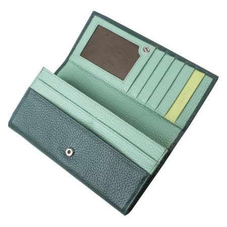 Wallet, mint color, Mumi series-1