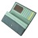 Wallet, mint color, Mumi series