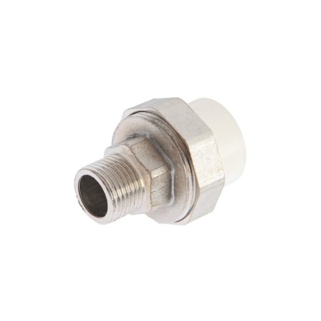 Combined Zein, polypropylene, American, external thread, d = 25 mm x 1/2 "