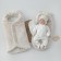 Set for discharge Winter Kinderlitto "Fluffy Bear", 5 items, height 56-62 cm, beige color