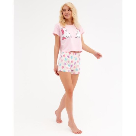 Pajama female KAFTAN "Unicorns" p. 48-50-2