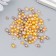 Decor for creativity plastic "Balls. Autumn shades" d = 3-8 mm, set 10 grams