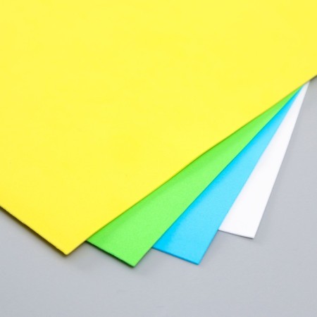 Foamiran "Astra" 1 mm, 20x30 cm (set of 4 sheets) col. Assorted-1