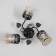 RUZANNA CHURE 3CHA27 40W black and gold 58x58x27 cm Bayerlux