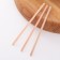 Disposable stirrer, 14 cm, birch, beige color