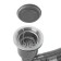 Moika Fabia Profi, 40x50 cm, Sredal, S = 3.0 and 0.8 mm, siphon with overflow + basket