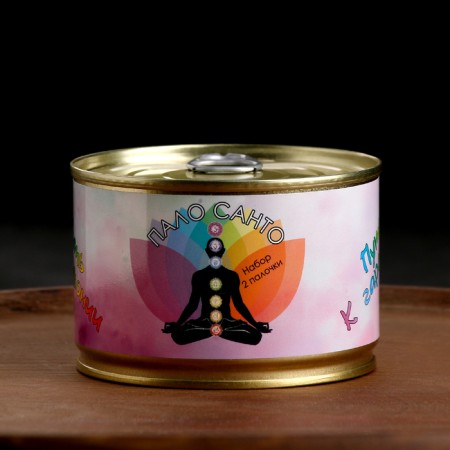 Incense natural Palo Santo "fell santo. The path to harmony" in a canbone, 2 pcs-1