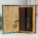 Safe-book wood, leatherette "Sun" volumetric embossing 21x13x5 cm