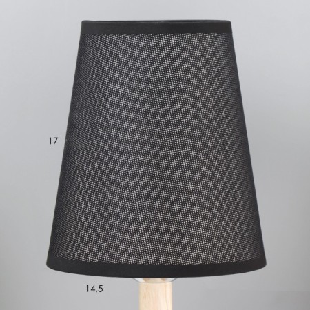 Bordeaux table lamp E27 40W black 14x14x30 cm Risalux-2