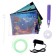 3D handle, PCL set of plastic luminous in the dark, mod. Pn014, purple color