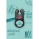 Ring Erective Fun Factory Nos with vibration, silicone, black, 8 cm