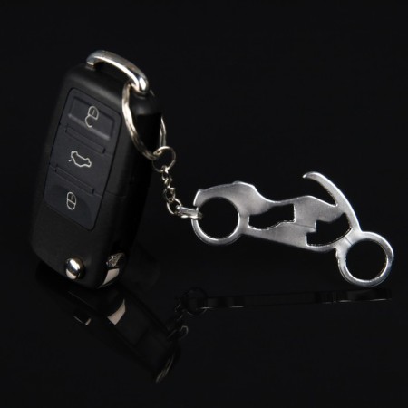 Cartage keychain, motorcycle, metal-2