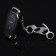 Cartage keychain, motorcycle, metal