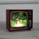 LED figure "TV with deer" 10 × 8 × 4 cm, plastic, batteries CR2032x2, glow of multi (RGB)