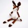 Soft toy "Deer", 20 cm, brown color