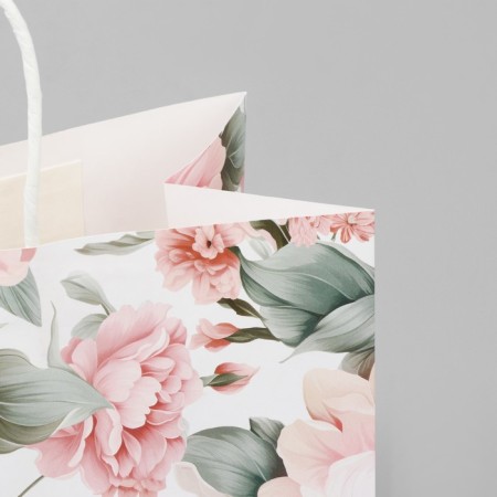 Package gift craft, packaging, “my happiness”, flowers, 32 x 28 x 15 cm-3