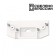 Plug end novotech. Flum, 60x22.1 mm, white color