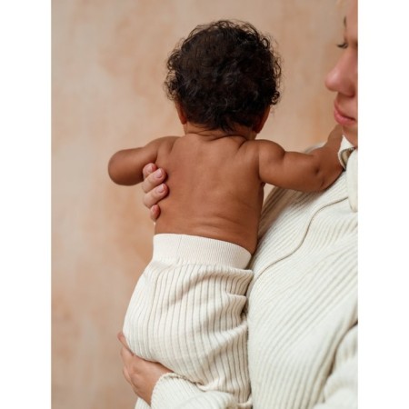 Pants knitted children's amababy pure love comfy, height 92, milk color-15