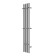 Terminus quatro electric heated towel rail, 1200x218 mm, chrome