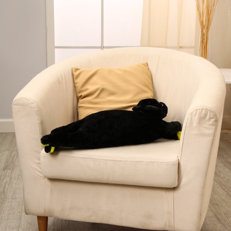 Soft toy "cat", 70 cm, black color-4